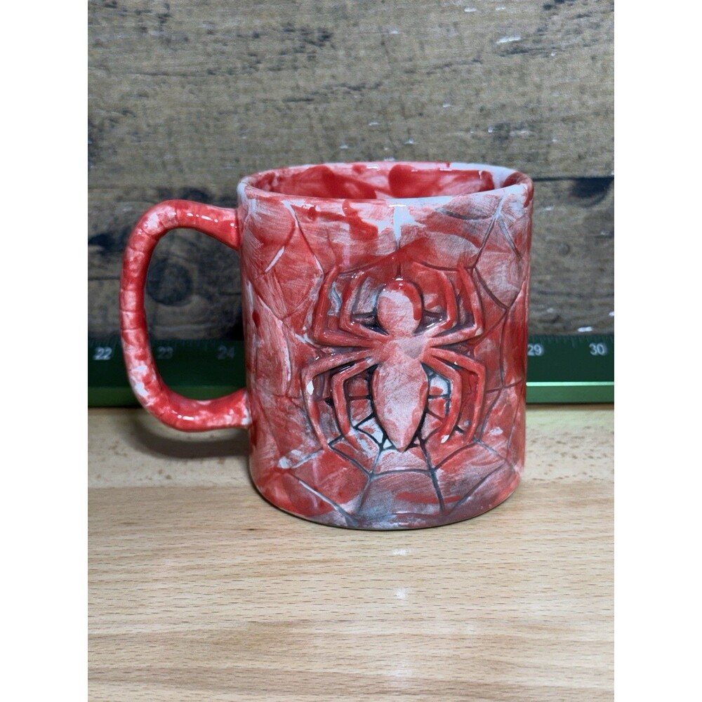 🔥🔥Marvel Spider-Man 3D Ceramic Coffee Mug Web Ships Fast!!!